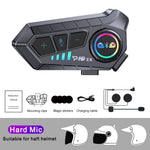 P10 2X Motorcycle Helmet Intercom (2-Rider, 300m, IPS6, BT 5.3)